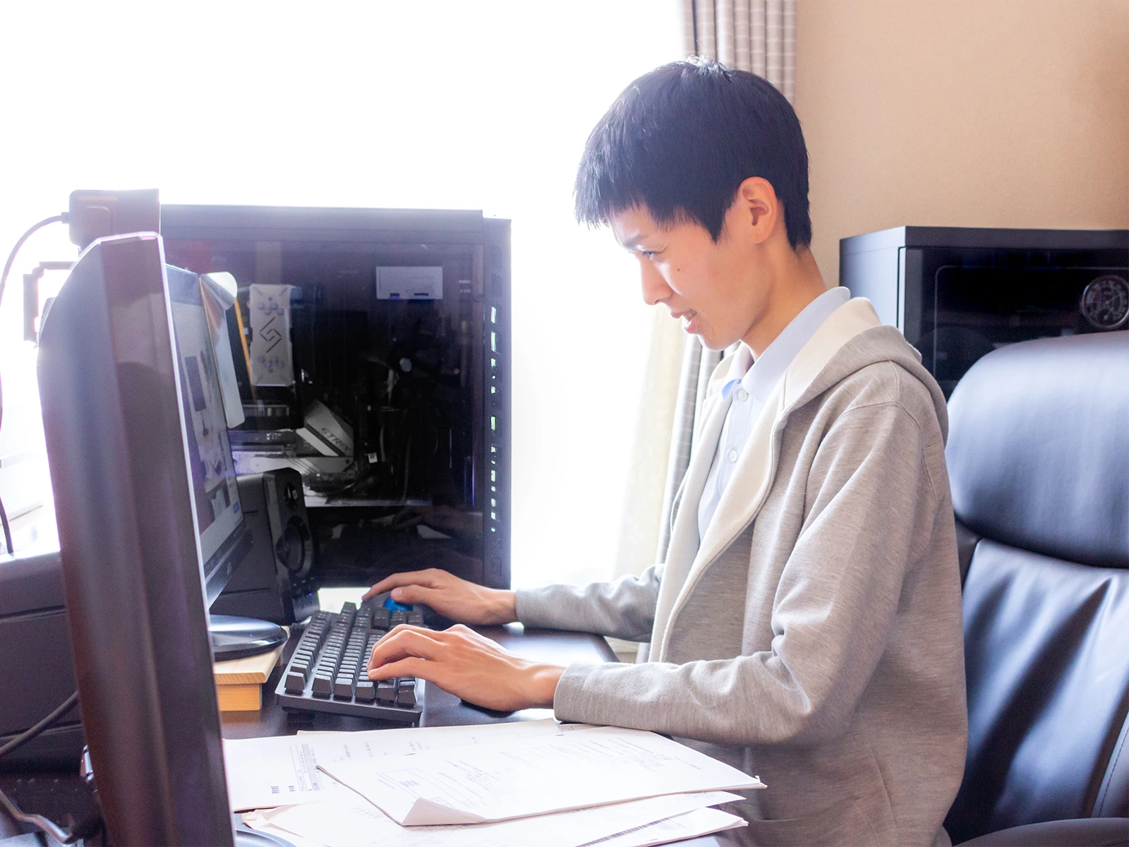 Shoheiの作業風景です。